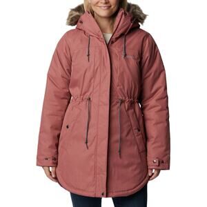 Columbia Women Suttle Mountain Mid Jacket Insulated OmniHeat Size US XS Beetroot